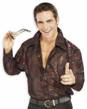 BLACK SEQUINED DISCO SHIRT