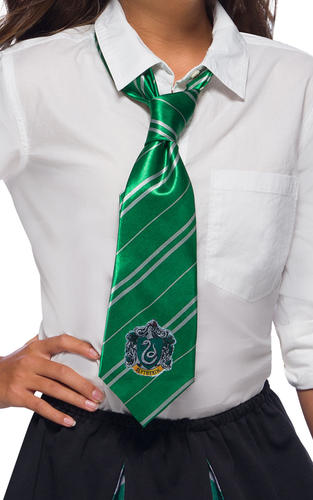 HARRY POTTER DELUXE SLYTHERIN TIE