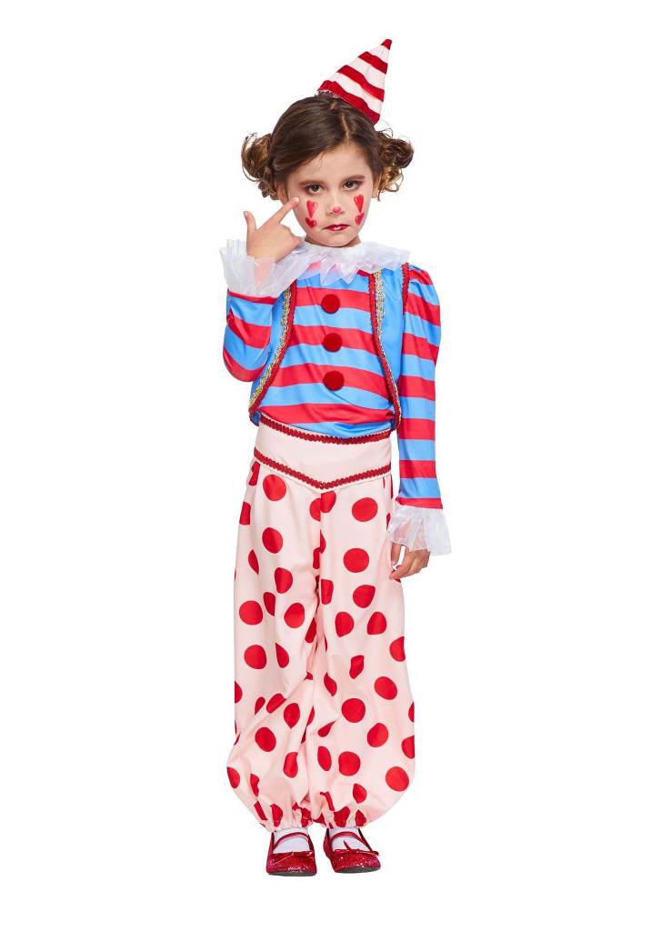 VINTAGE CLOWN COSTUME FOR GIRLS