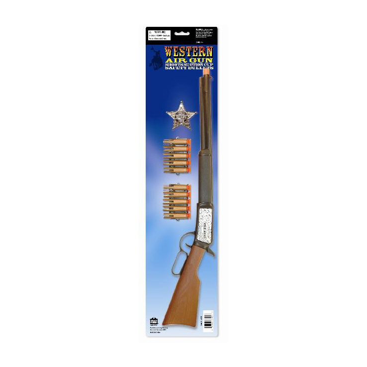 WESTERN AIR DART TOY RIFLE SET