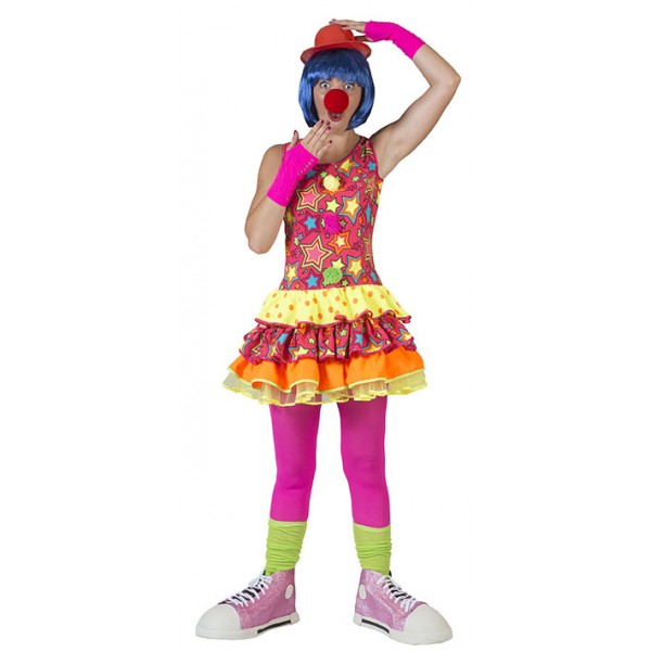 SPARKLING CLOWN COSTUME FOR WOMEN