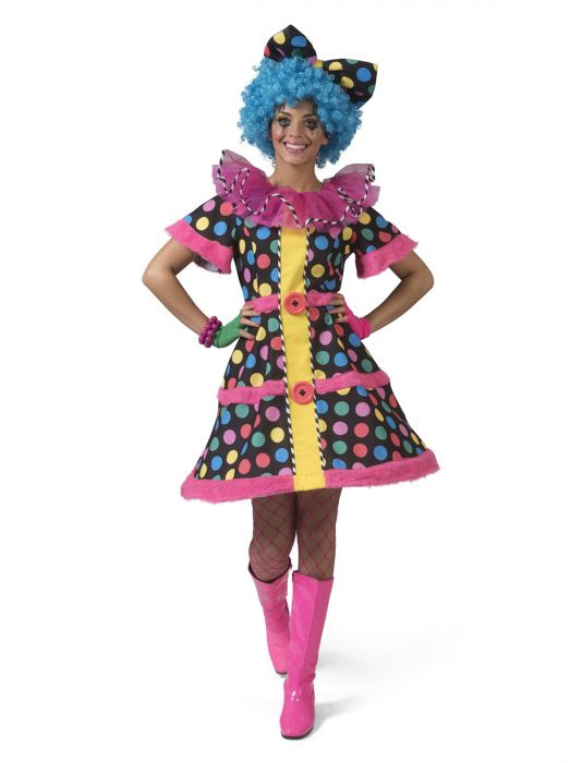 HOTTY DOTTY CLOWN COSTUME FOR WOMEN