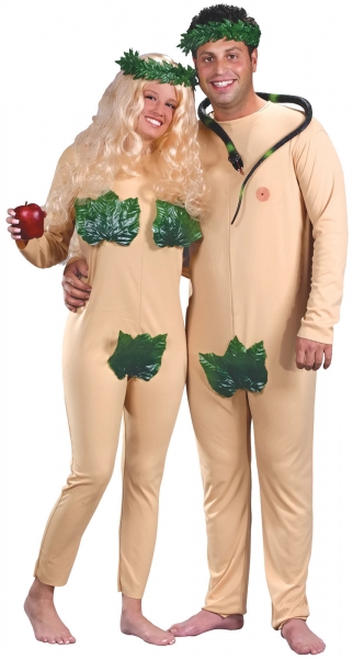 ADAM AND EVE COSTUME FOR ADULT COUPLES