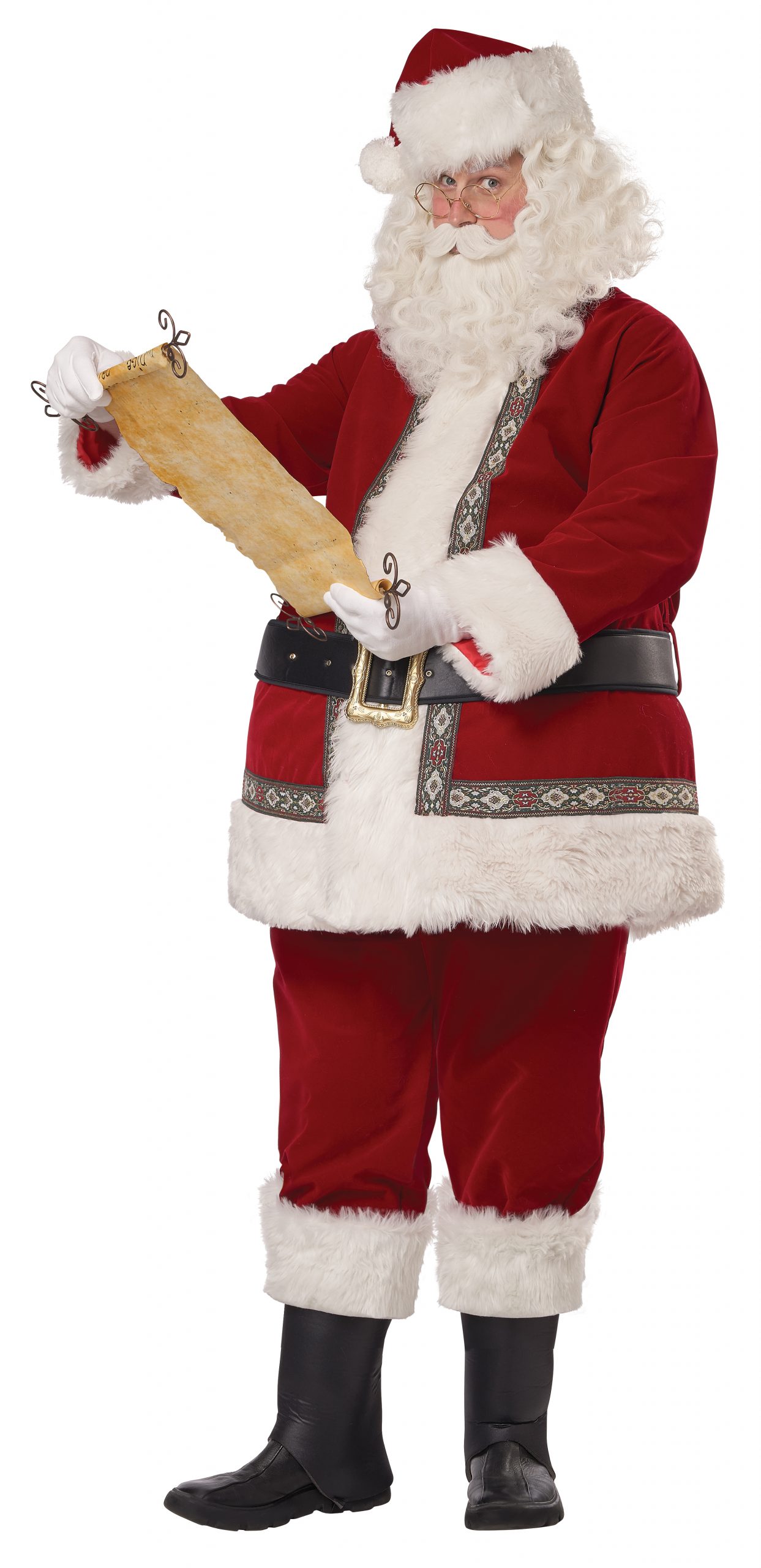 COMPLETE DELUXE SANTA CLAUS COSTUME FOR MEN