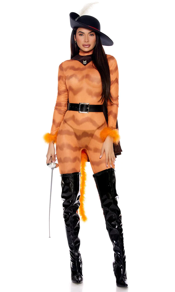 SEXY PUSS IN BOOTS (FELINE FENCER) WOMENS COSTUME