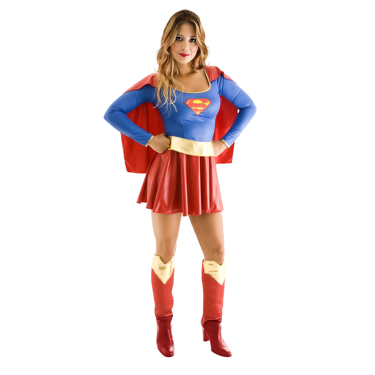 CLASSIC SUPERGIRL COSTUME FOR WOMEN