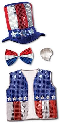 UNCLE SAM COSTUME KIT FOR ADULTS