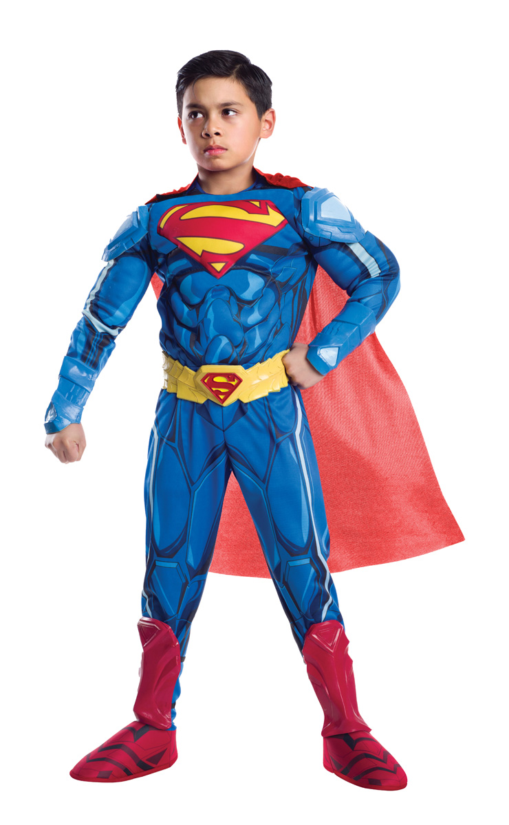 PREMIUM SUPERMAN W/ MUSCLE CHEST COSTUME FOR BOYS