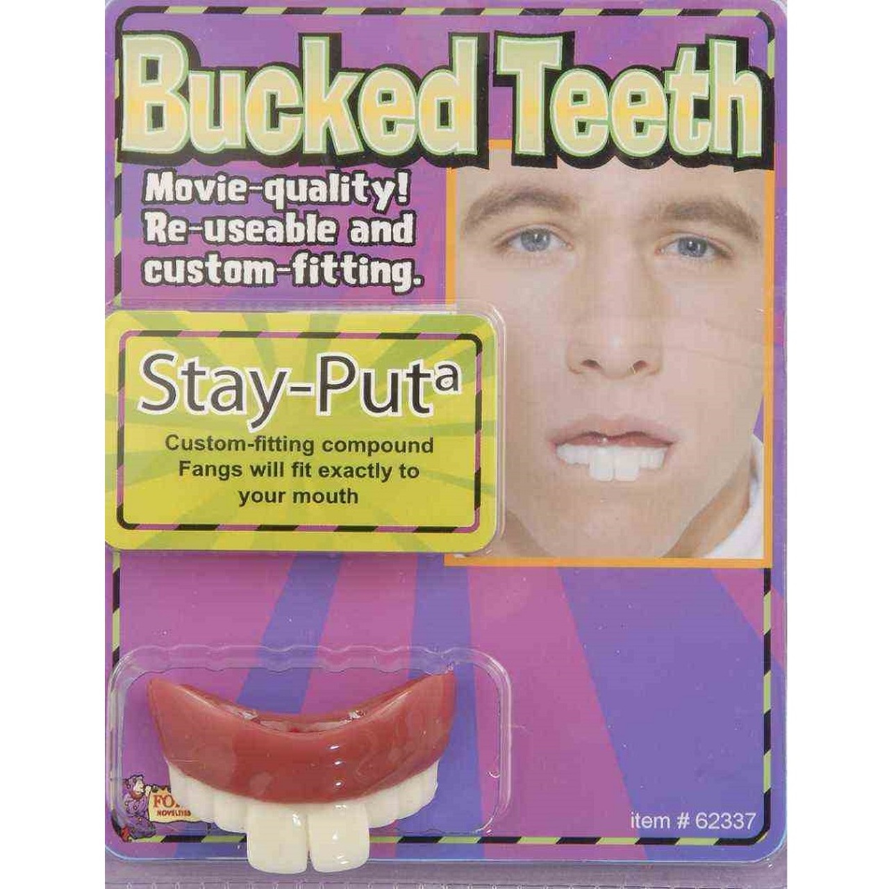 BUCKED BUCK TEETH WITH STAY PUT