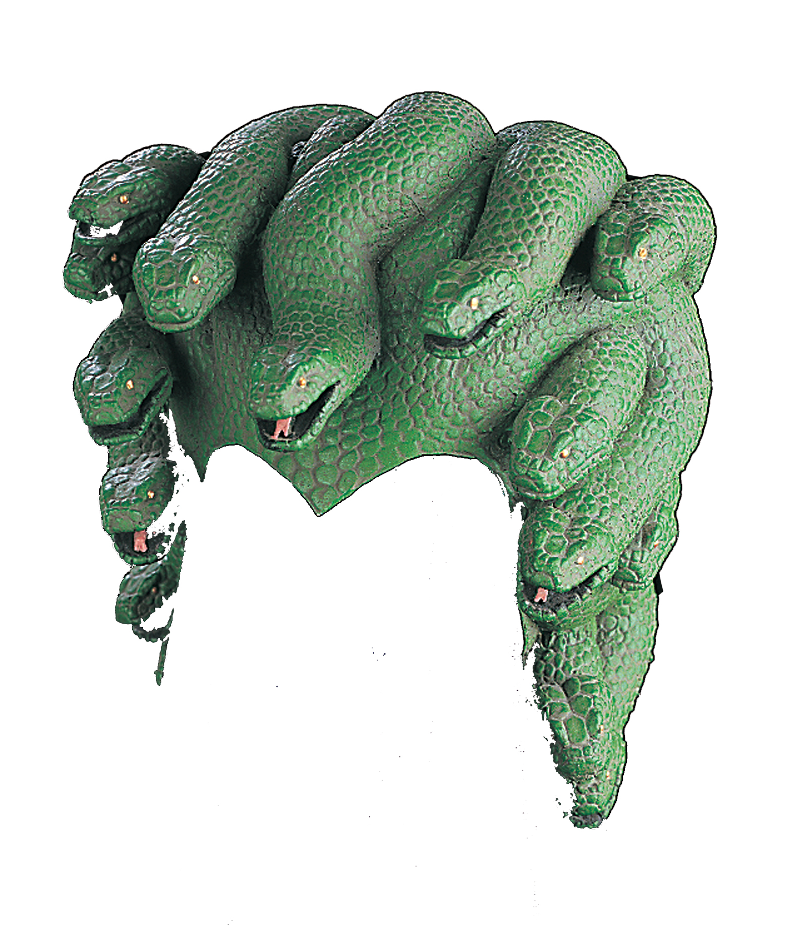 MEDUSA SNAKE LATEX HEADPIECE FOR ADULTS