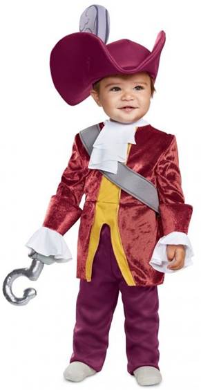 CAPTAIN HOOK COSTUME FOR INFANTS