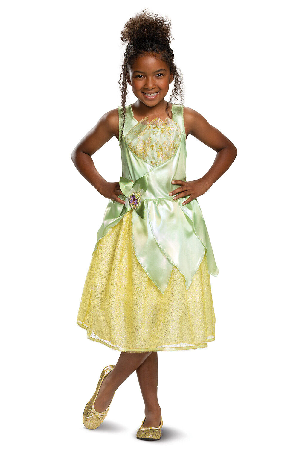 CLASSIC PRINCESS TIANA COSTUME FOR GIRLS