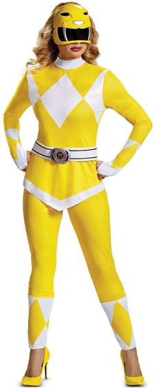 MIGHTY MORPHIN' YELLOW POWER RANGER COSTUME