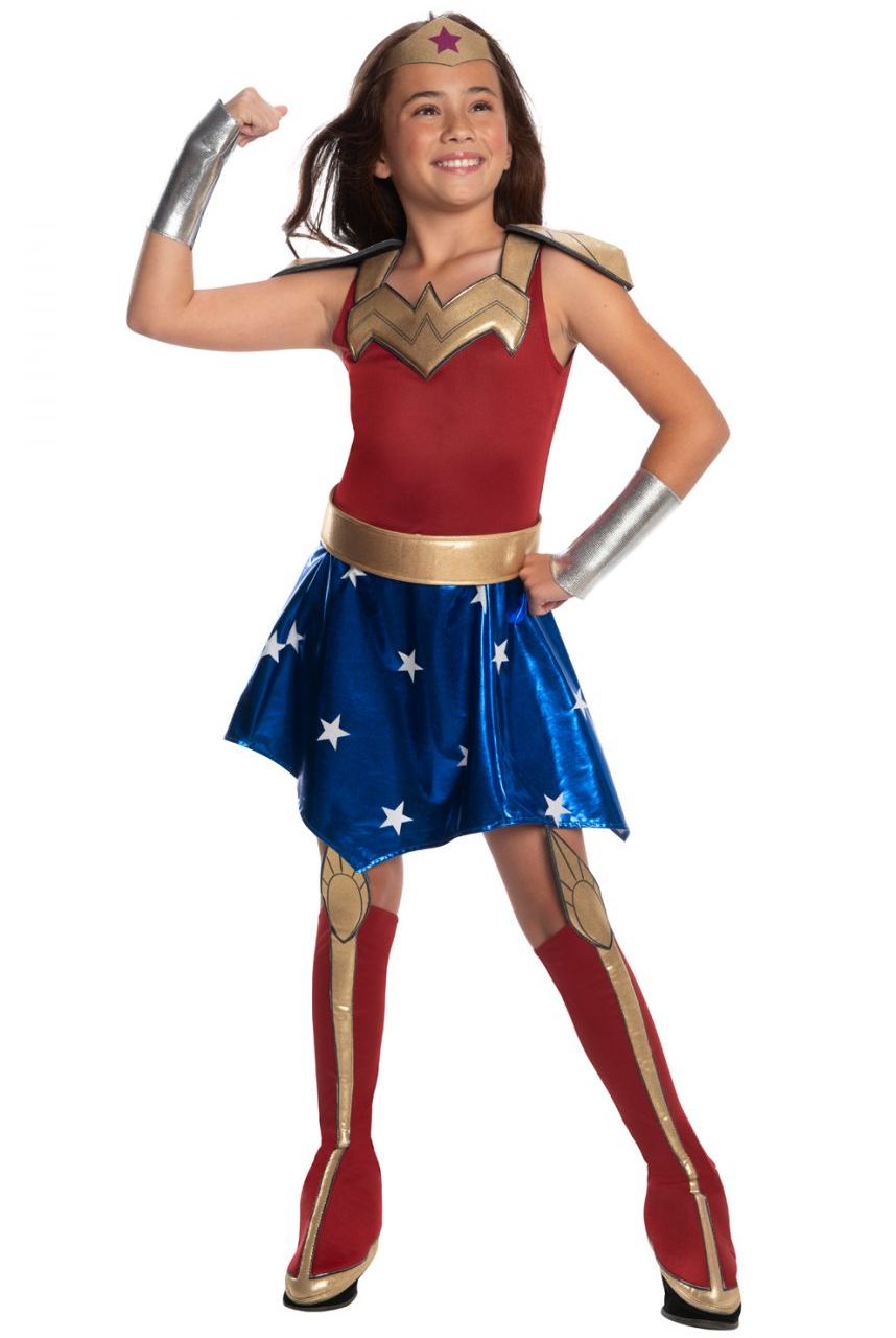 DC SUPERHEROES WONDER WOMAN COSTUME FOR GIRLS