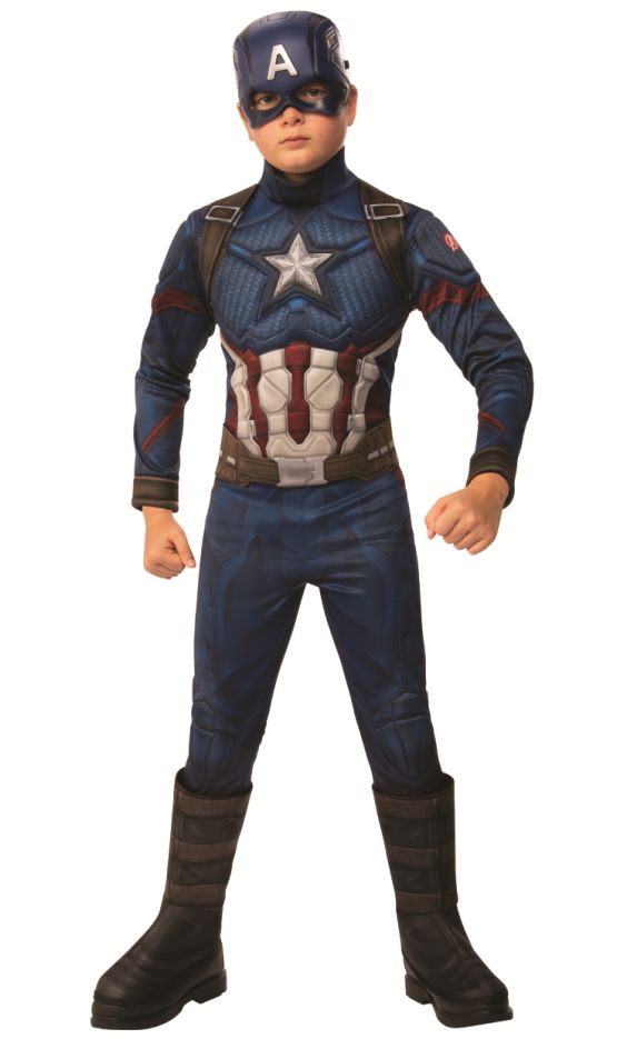 AVENGERS DELUXE CAPTAIN AMERICA COSTUME FOR BOYS