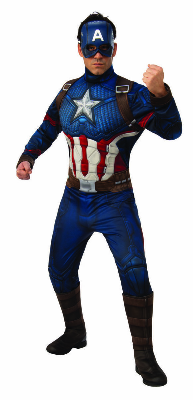 DELUXE CAPTAIN AMERICA COSTUME FOR MEN