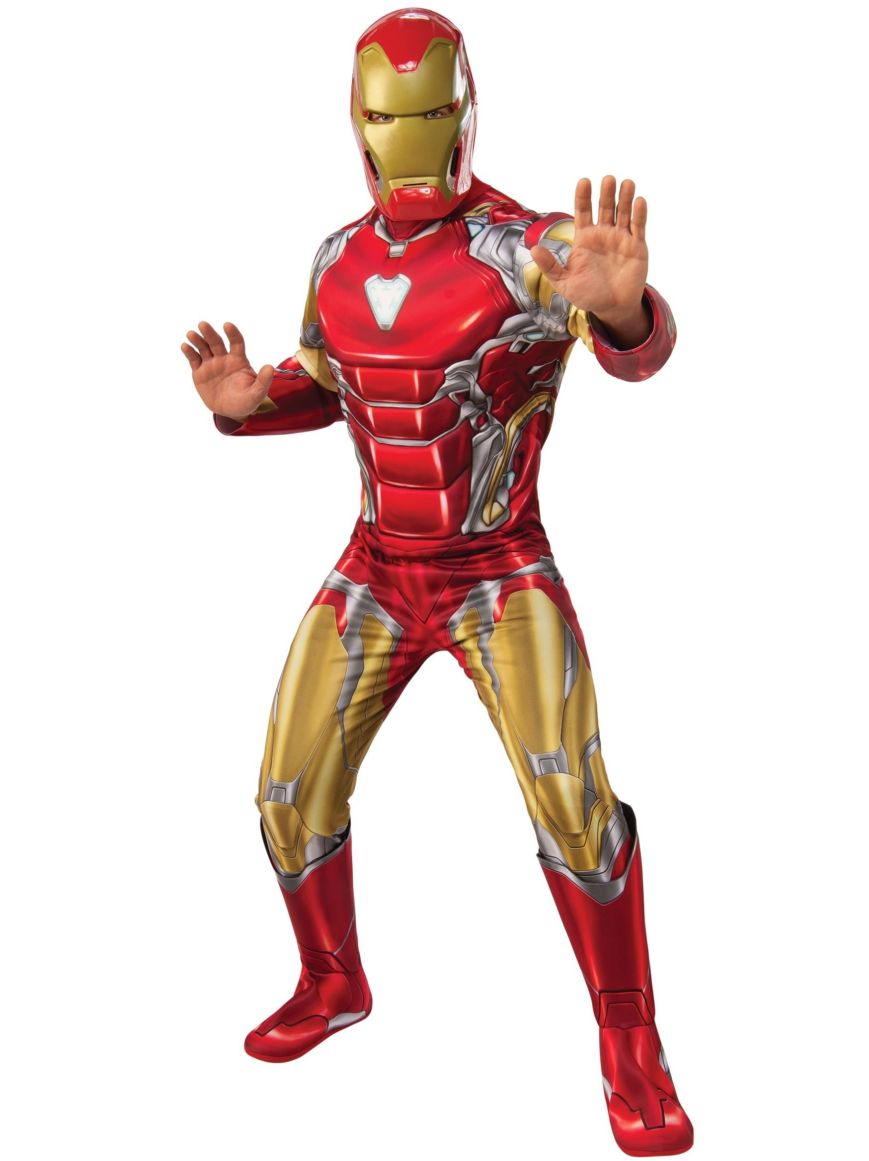 DELUXE MUSCLE CHEST IRON MAN COSTUME FOR MEN