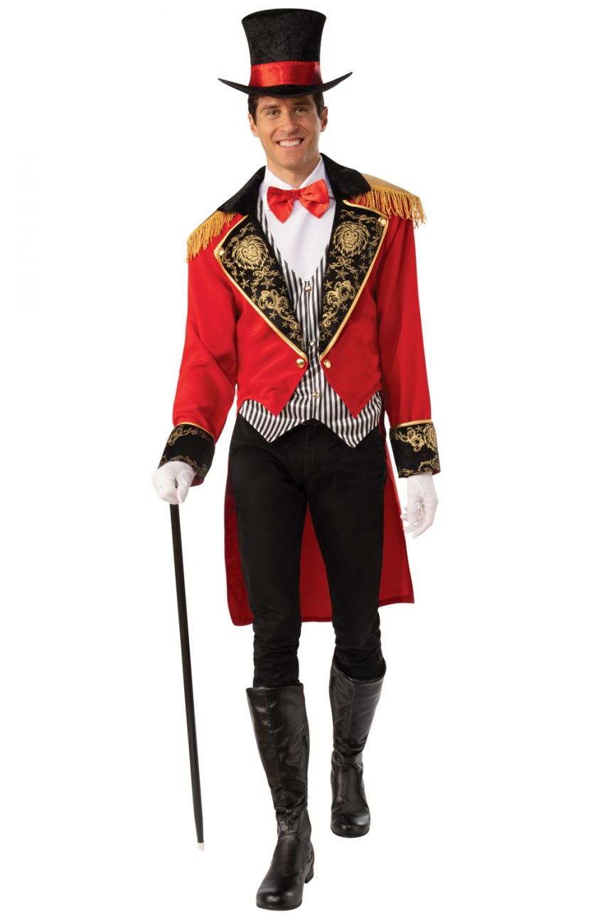 CIRCUS MAN RINGMASTER RINGLEADER COSTUME FOR MEN