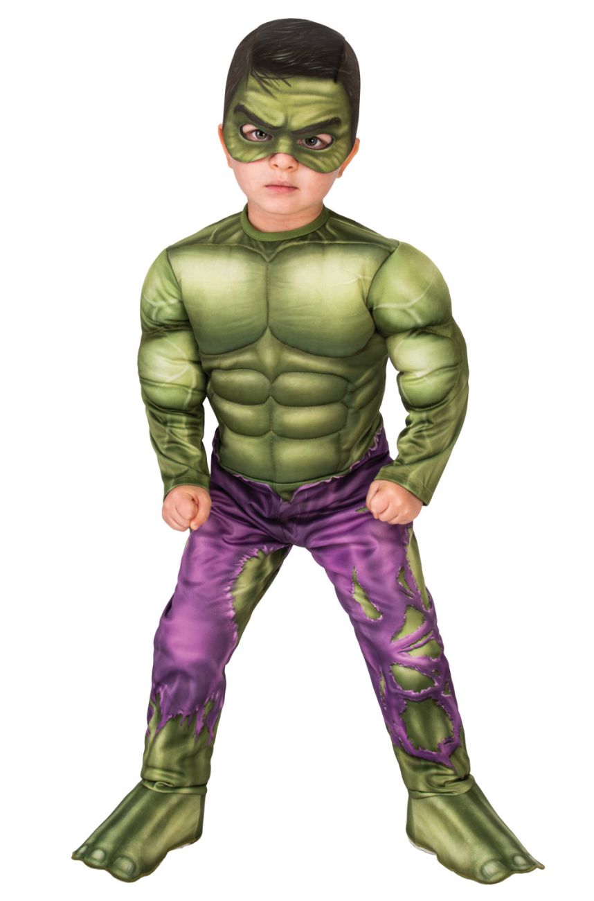 AVENGERS DELUXE INCREDIBLE HULK COSTUME FOR BOYS