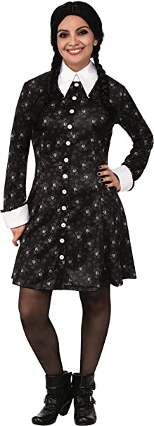 ADDAMS FAMILY WEDNESDAY ADDAMS COSTUME FOR WOMEN