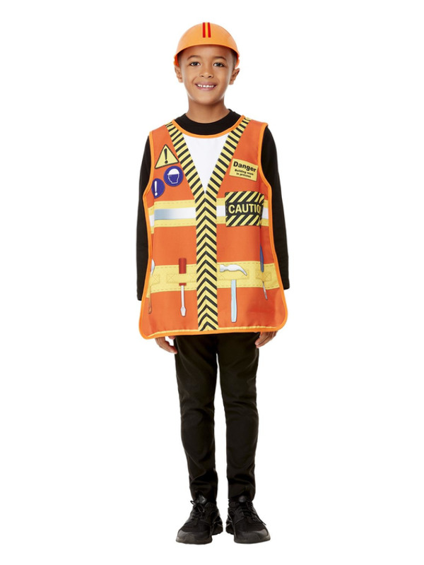 CONSTRUCTION WORKER/BUILDER SET FOR KIDS