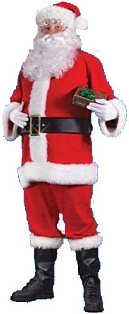 Polyester Santa Suit