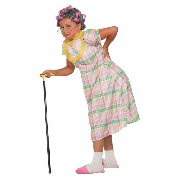 AUNT GERTIE COMICAL GRANNY COSTUME FOR GIRLS