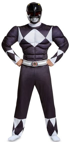 MIGHTY MORPHIN POWER RANGERS BLACK RANGER COSTUME