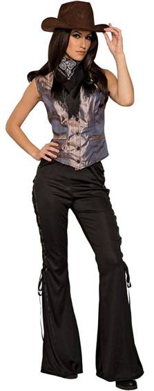 BADLANDS BANDIT COWGIRL COSTUME FOR WOMEN