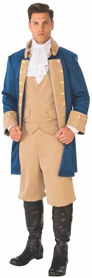 PATRIOTIC MAN FOUNDING FATHER COSTUME FOR MEN