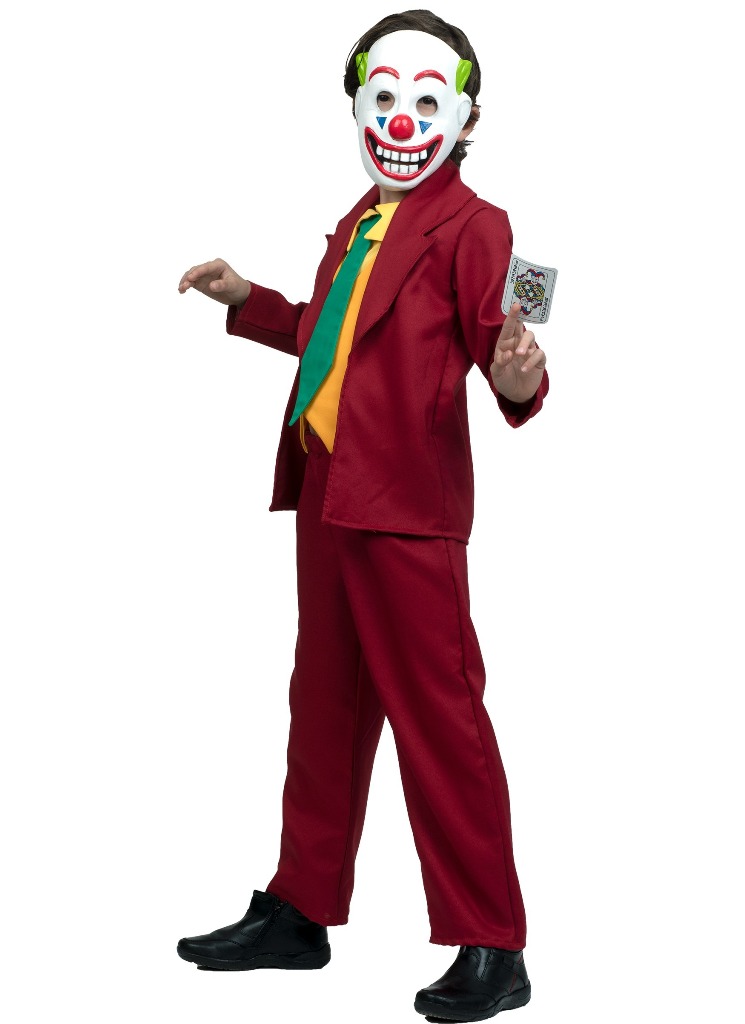 COMEDIAN JOKER COSTUME SUIT FOR BOYS