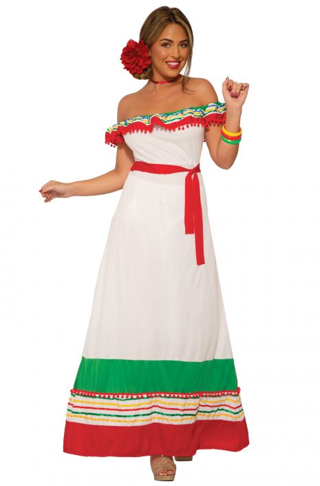 MEXICAN FIESTA DRESS COSTUME FOR WOMEN