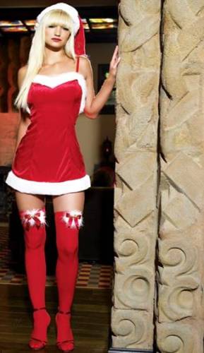 SANTA MINI DRESS