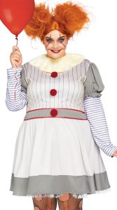 SEXY CREEPY CLOWN COSTUME FOR WOMEN