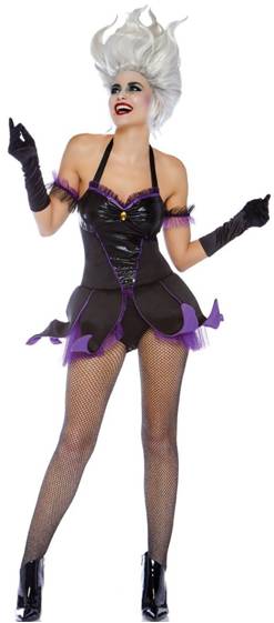 LITTLE MERMAID SEA WITCH URSULA COSTUME FOR WOMEN