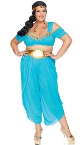 DESERT PRINCESS JASMINE COSTUME FOR FULL FIGURES