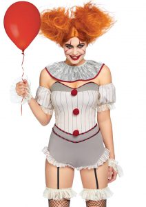 SEXY KILLER SEWER CLOWN COSTUME FOR WOMEN