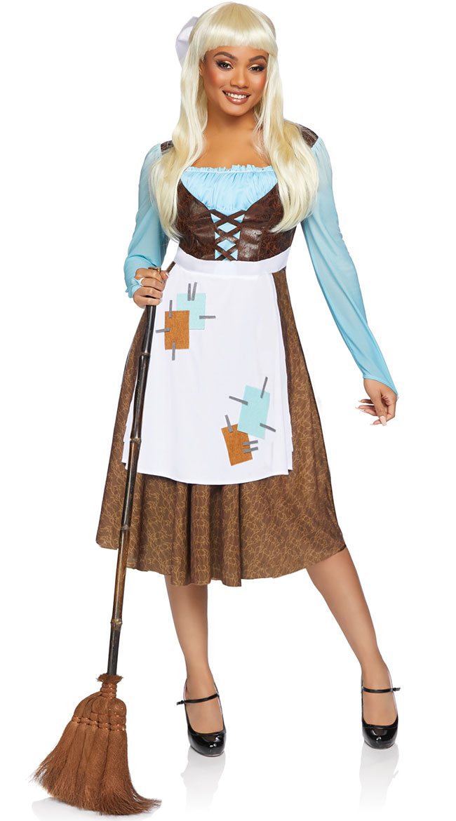 PEASANT CINDERELLA COSTUME FOR WOMEN