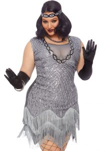 SEXY ROARING ROXY FLAPPER FULL FIGURE COSTUME