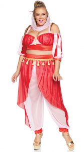 SEXY DREAMY GENIE COSTUME FOR FULL FIGURED WOMEN