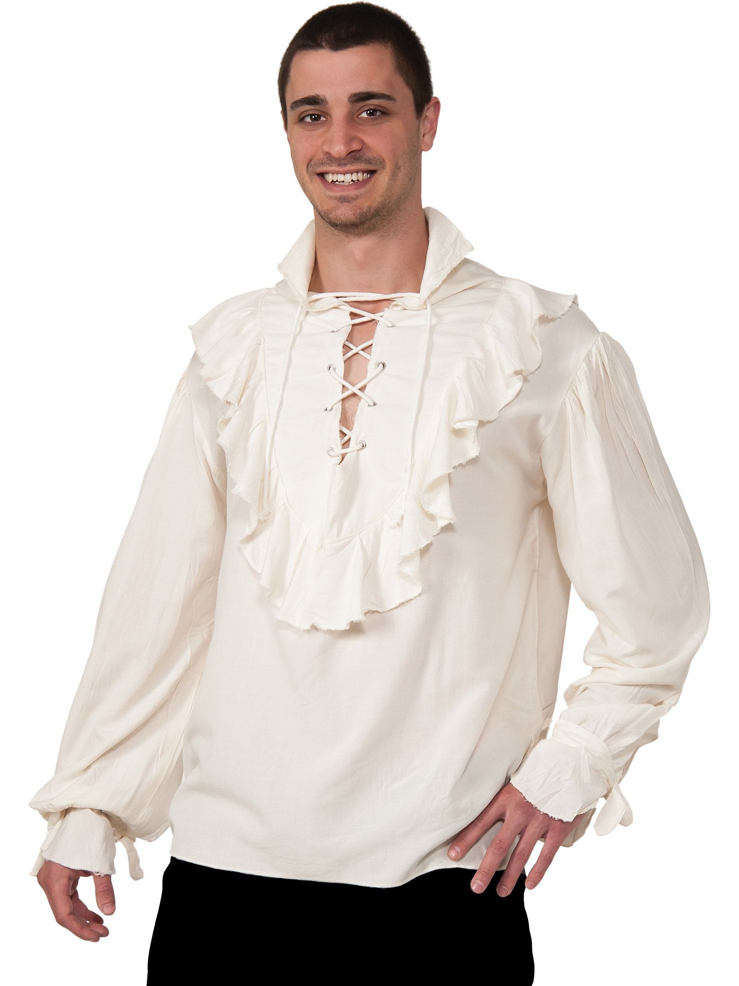 NATURAL PIRATE SHIRT FOR MEN