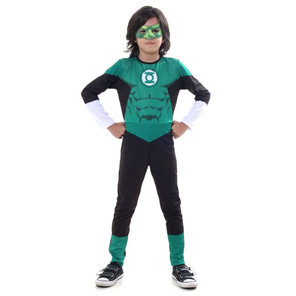 CLASSIC GREEN LANTERN COSTUME FOR BOYS