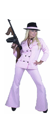 PINK GANGSTER MOLL SUIT