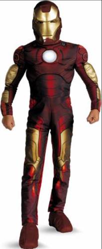 IRON MAN QUALITY LIGHT UP COSTUME