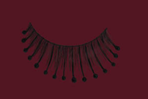 BLACK BEADED TIP EYELASHES