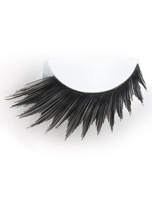 BLACK PEAKED EYELASHES