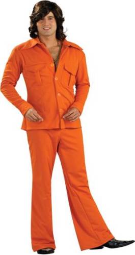 ORANGE LEISURE SUIT