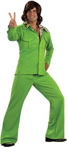 GREEN LEISURE SUIT