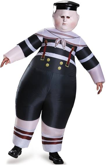 INFLATABLE TWEEDLE DEE / TWEEDLE DUM COSTUME