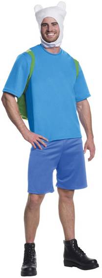 ADVENTURE TIME DELUXE FINN COSTUME FOR MEN